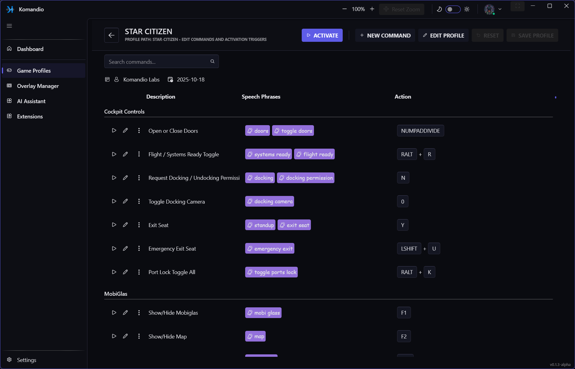 Contextual Profile Editor